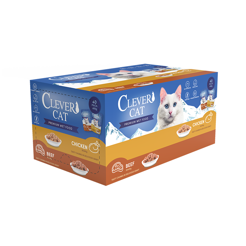 CC_chickenbeef_gravy_800x800_BIGPACK_SOLO Big pack Kattemat Chicken and Beef - Bilde 1