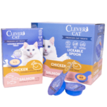 Clever Cat Lickable Spoon 6-pack Chicken/Salmon